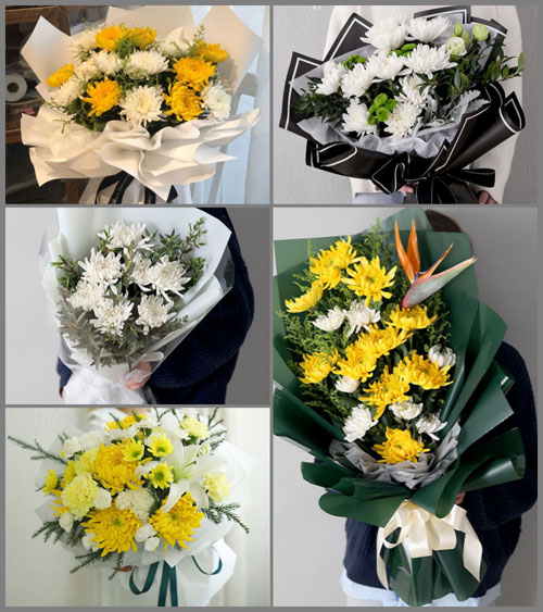 广东梅州市蕉岭县南磜镇白水村白事花束代送
